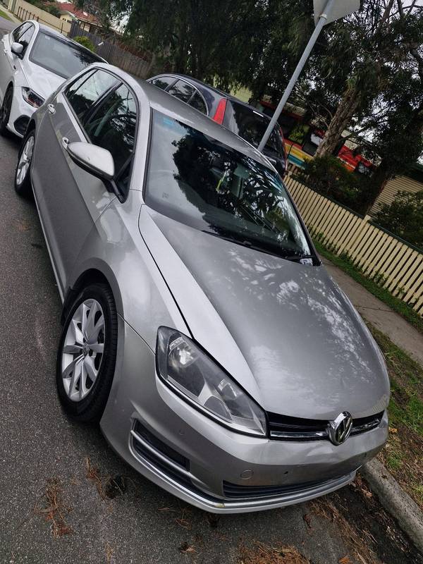 VW Golf after a basic exterior wash — mobile detailing, Frankston