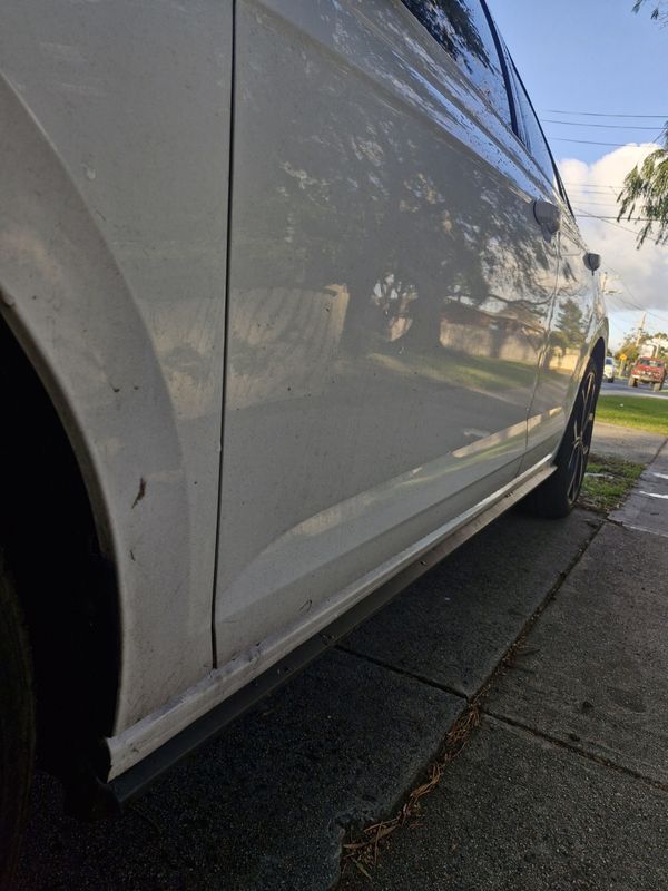 VW Polo GTI side profile before the detail