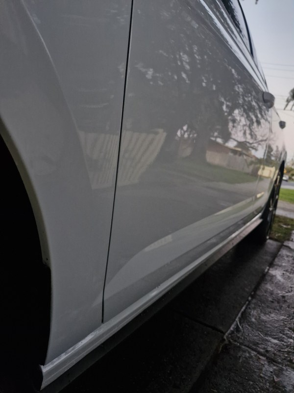 VW Polo GTI side profile after the detail