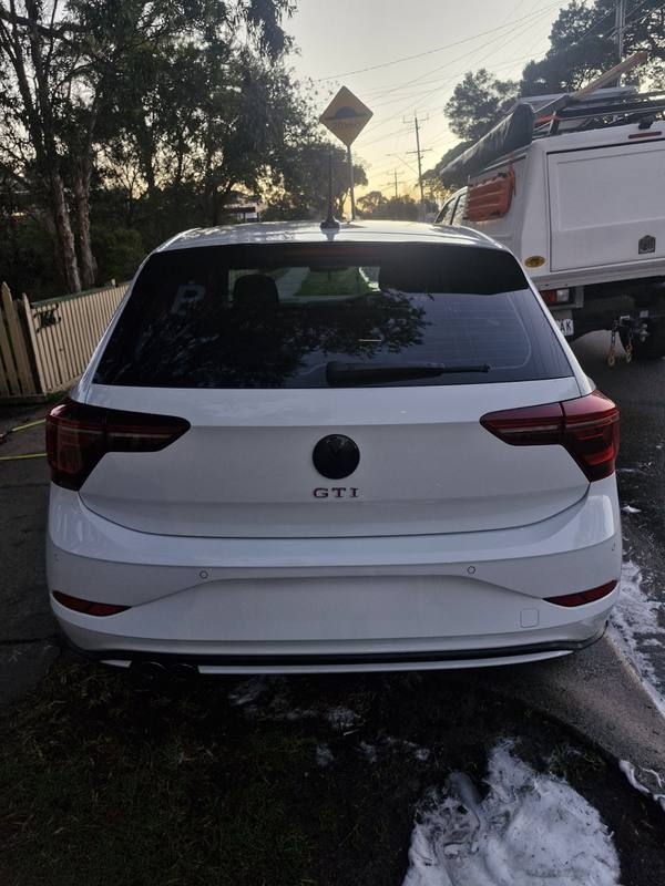 VW Polo GTI rear after the detail