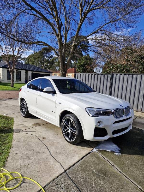 BMW X4 M Sport after a full mobile detail in Frankston